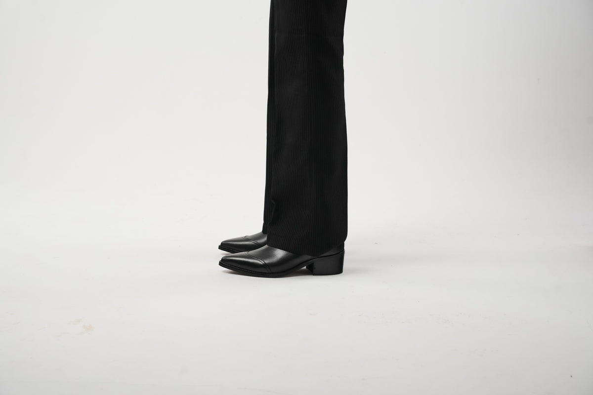 Onyx Calfskin Tennessee Boots