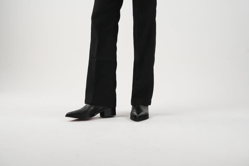 Onyx Calfskin Tennessee Boots