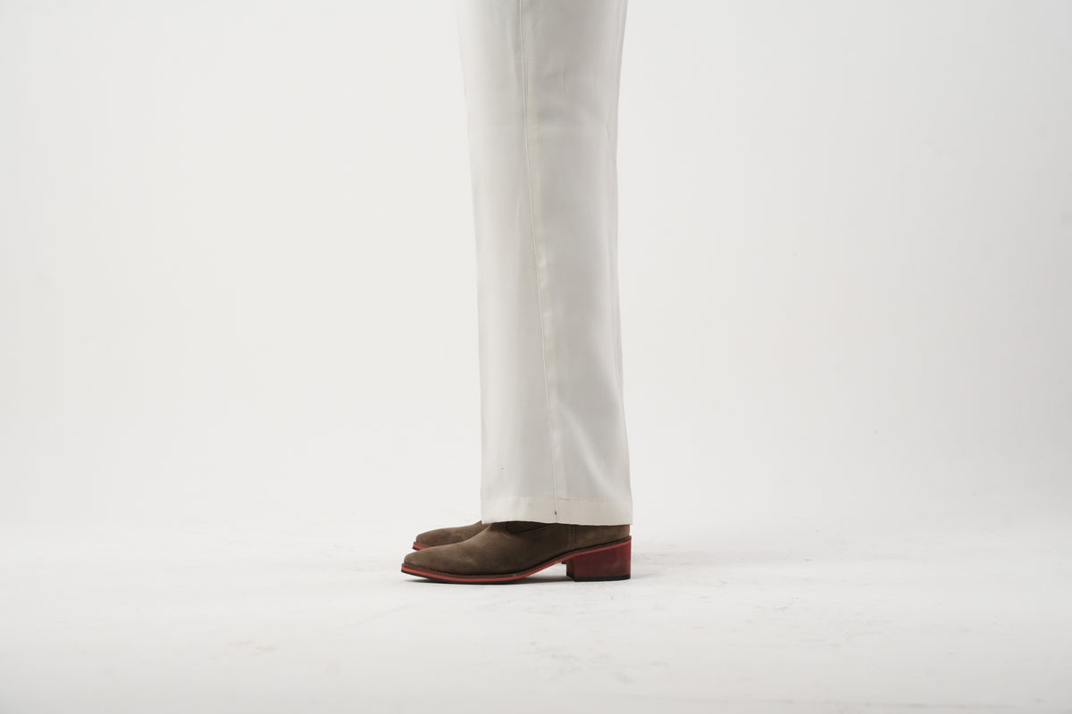 Walnut Suede Boots