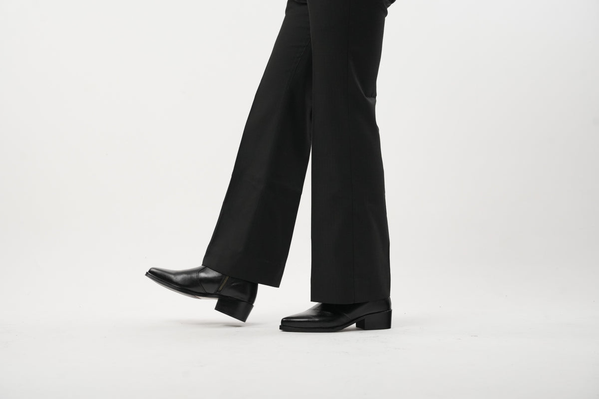 Onyx Calfskin Boots
